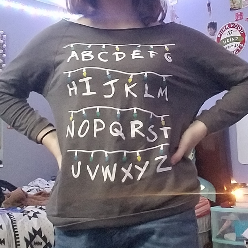 stranger things off the shoulder top